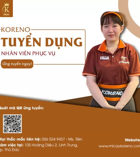 THÁNG 08! MÌ CAY KORENO TUYỂN DỤNG GẤP